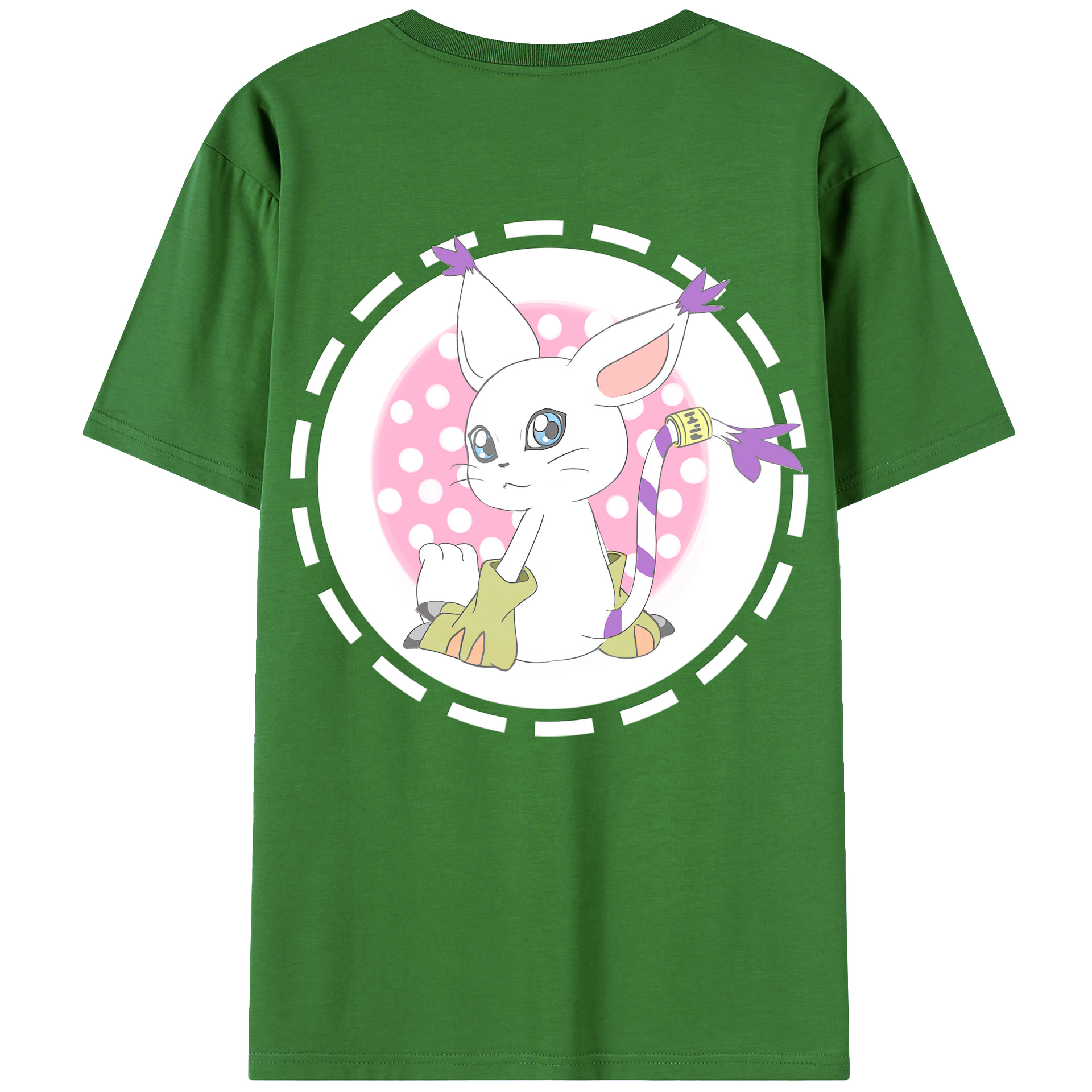 （画像用） Digimon デジタルモンスター/デジモン レディース半袖Tシャツ(バックプリント)